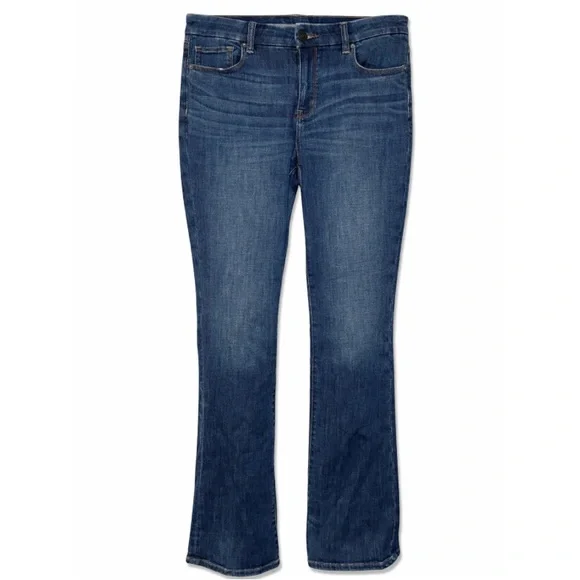 American Eagle Curvy Skinny Kick Next Level Stretch Women's Blue Bootcut Jeans - Picture 1 of 12